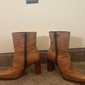 Candie's Brown Heeled Boots